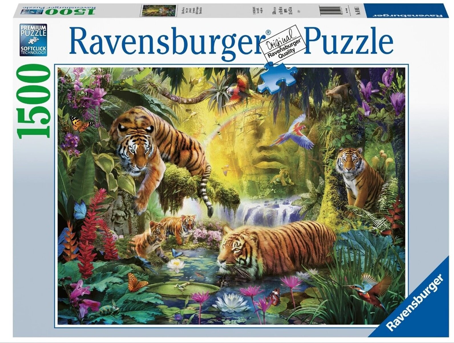 Пазл Ravensburger Спокойные тигры, 1500 дет. 16005