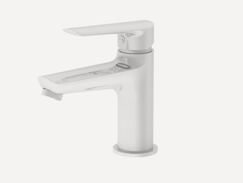 Изображение товара ESKO. Смеситель для раковины белый / гарантия 10 лет / Коллекция Lagos