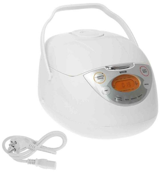 фото Мультиварка MYSTERY MCM-1017 600 Вт 3 л белый (уценка, б/у, некомплект - нет чаши)