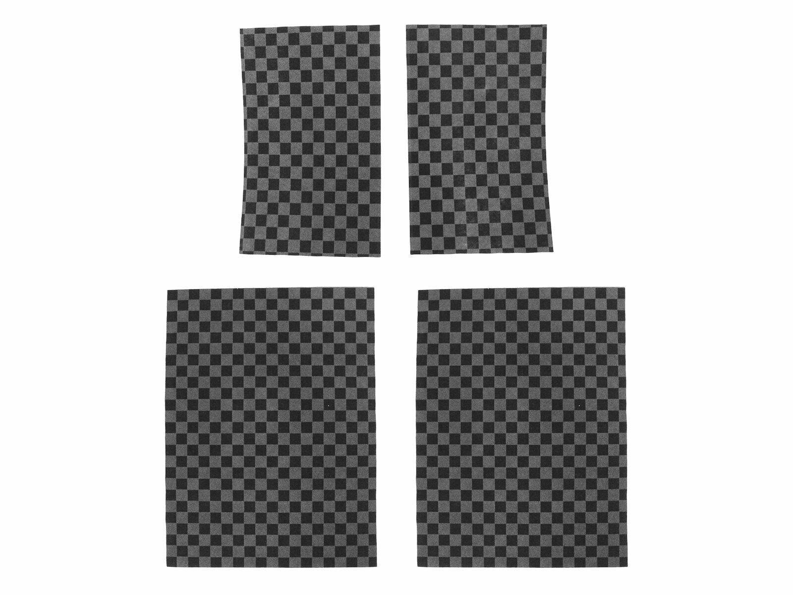 Комплект влаговпитывающих ковров для салона автомобиля 38x50 см полиэстер 4 шт