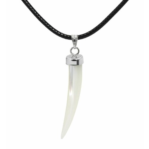 Колье SILVARIE, перламутр, длина 44 см, серебряный, белый