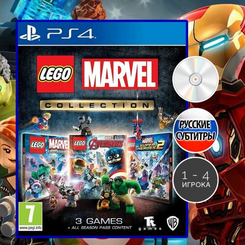 worms ultimate mayhem deluxe edition Игра для PS4*  LEGO Marvel Collection (Русские субтитры)