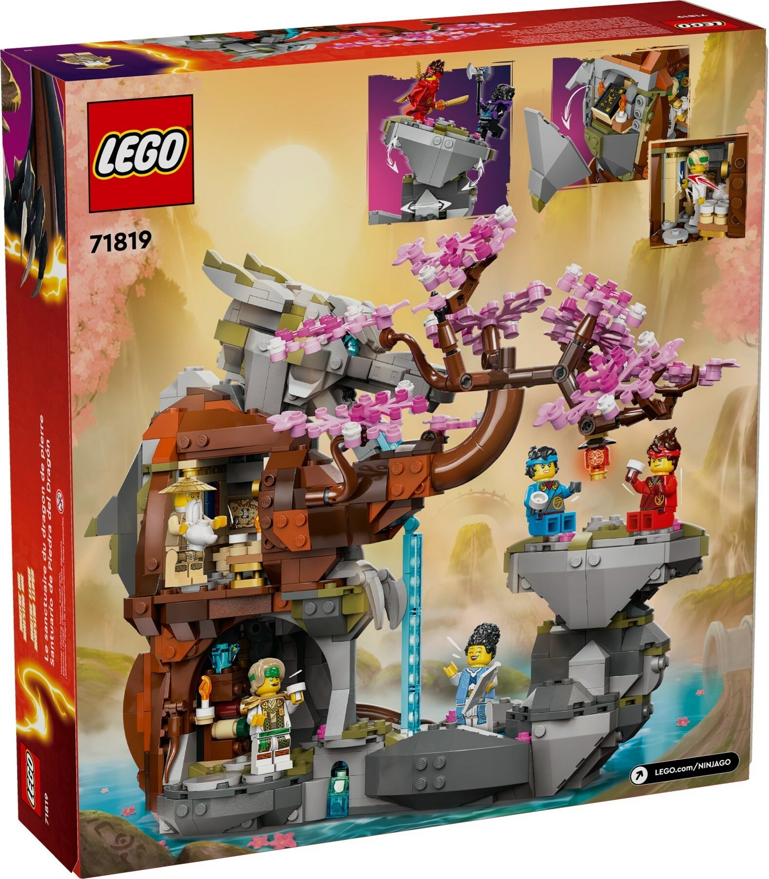 Конструктор LEGO Ninjago 71819 Конструктор Храм камня Дракона