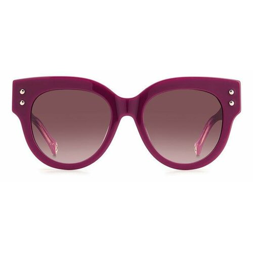 Солнцезащитные очки CAROLINA HERRERA Carolina Herrera CH 0008/S G3I 3X 52 CH 0008/S G3I 3X, серый, розовый