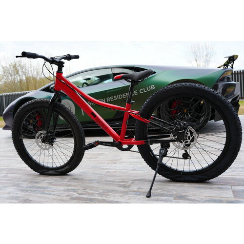 Велосипед фэтбайк Fatbike Time Try TT274/7s 24" Рама 12" Взрослый Детский Подростковый, красный