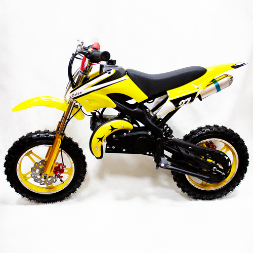 Детский питбайк мотоцикл на бензине жёлтый мотоцикл 22 мм 7 8 дюйма алюминиевый руль тормозной рычаг сцепления для 50 куб см питбайк мотоцикл atv