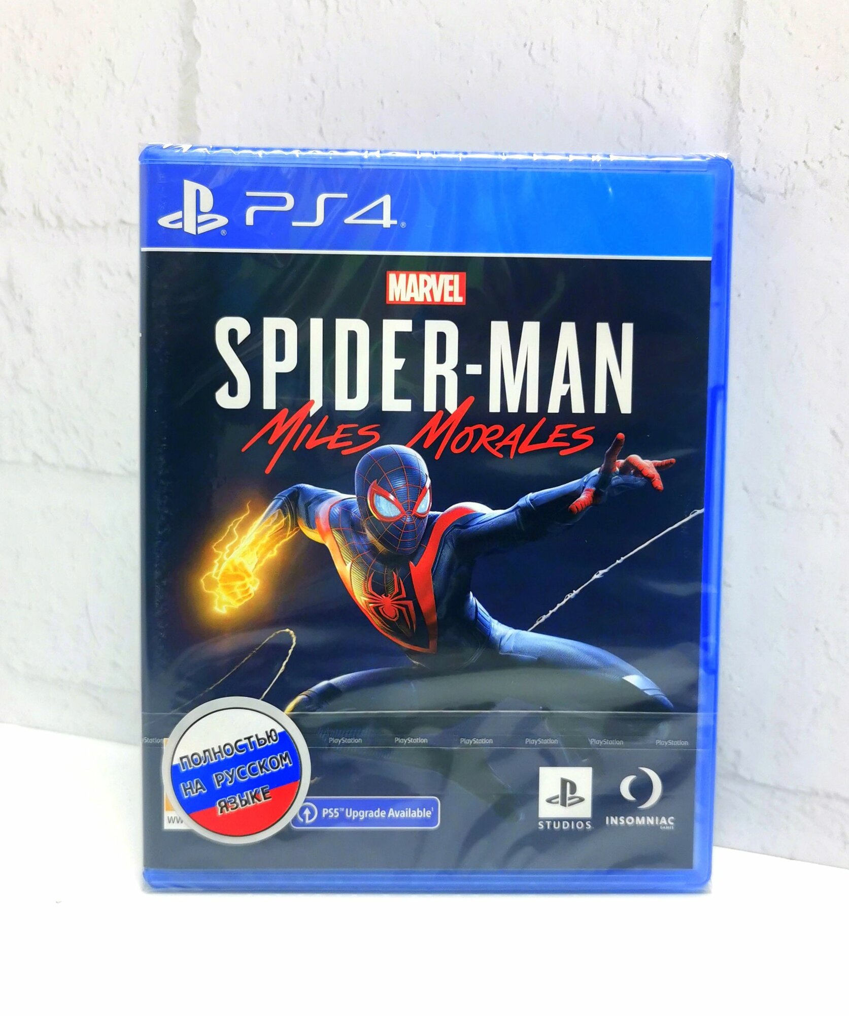 Marvel Человек Паук Майлз Моралес Spider Man Miles Morales Полностью на русском Видеоигра на диске PS4 / PS5