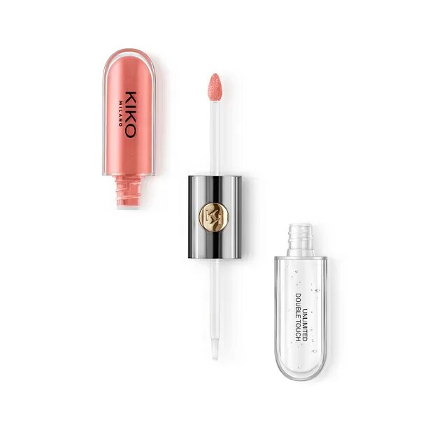 Kiko Milano Блеск для губ UNLIMITED DOUBLE TOUCH, 113 Satin Coral
