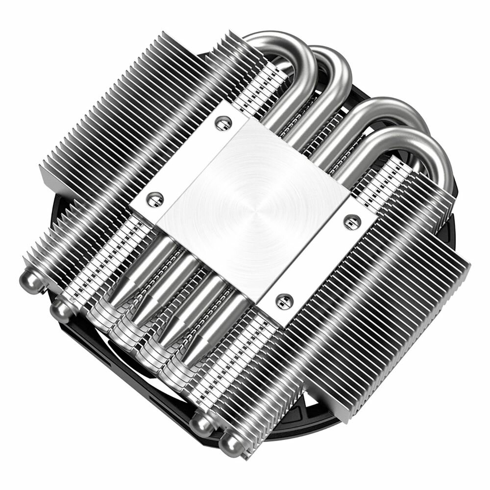 Кулер ID-Cooling AM5/AM4 низкопрофильный высота 30mm (TDP 100W, PWM, 4 тепл.трубки прямого контакта, FAN 92mm) BOX - фото №11