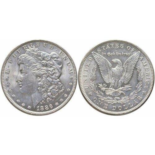 США, 1 доллар 1886 год