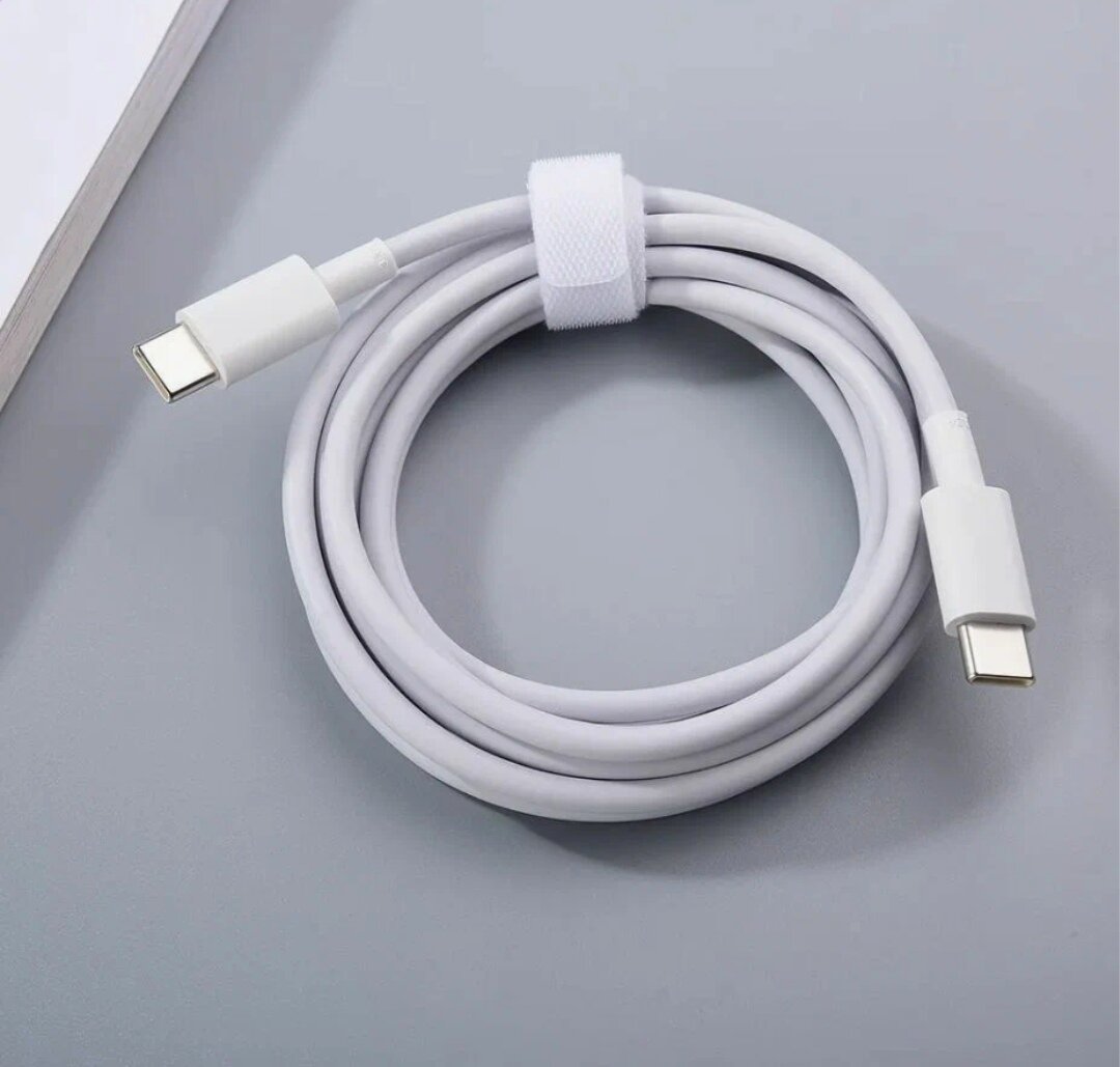 Premium: Кабель питания для MacBook Apple Кабель (шнур провод) для ноутбуков Huawei/Honor Type-C & Type-C длина 2 метра 3.3A 65W