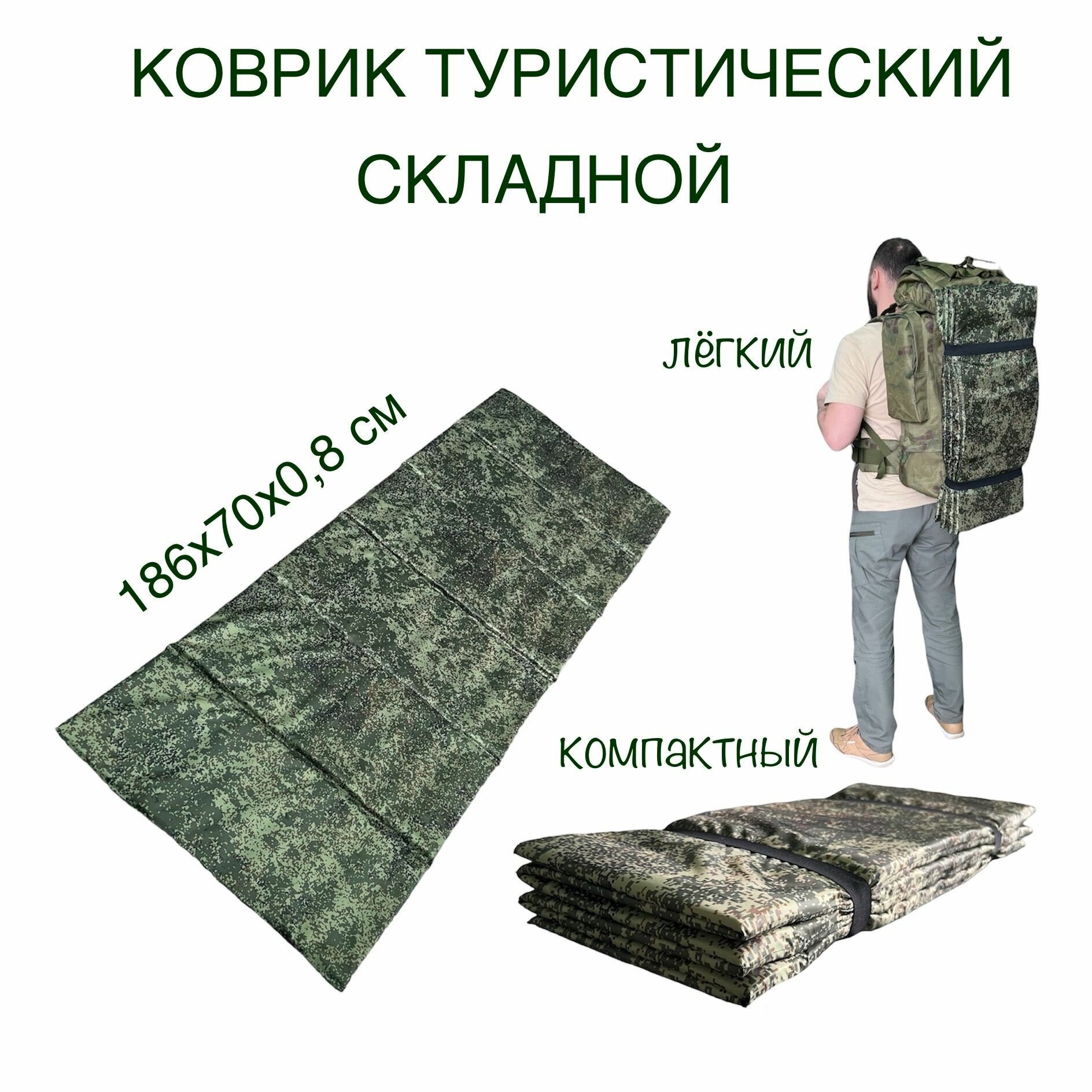 фото Коврик (каремат) складной туристический