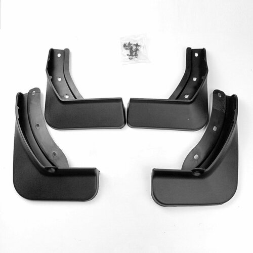 Брызговики для Volkswagen Passat B8 2014-2017 седан / Пассат Б8 2014-2017 седан, комплект 4 шт. + крепеж