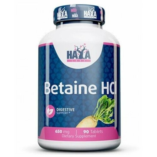 Haya Labs Betaine HCL 650 mg (90 таб)