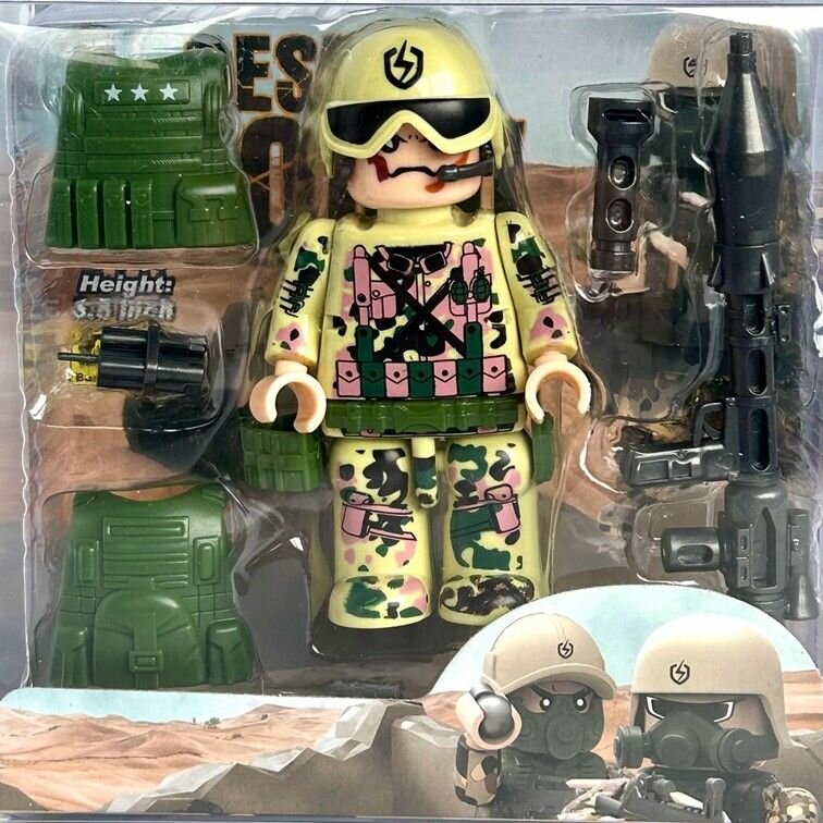 B Конструктор minifigures Army Team Soldiers фигурка Армия Солдаты 8 см.