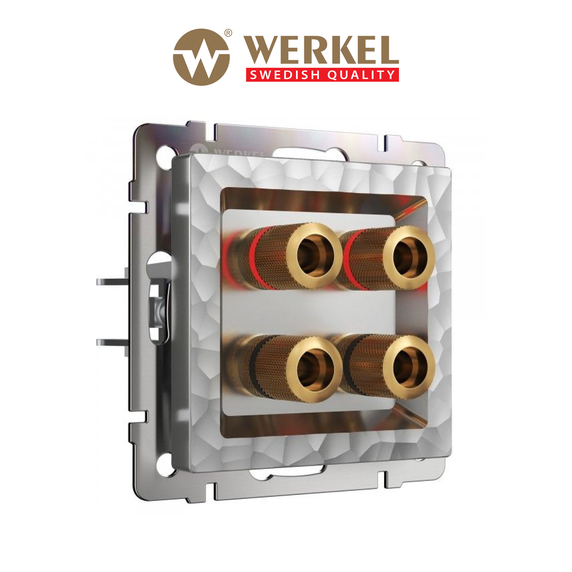 Акустическая розетка Werkel Hammer W1285006 цвет серебряный IP20