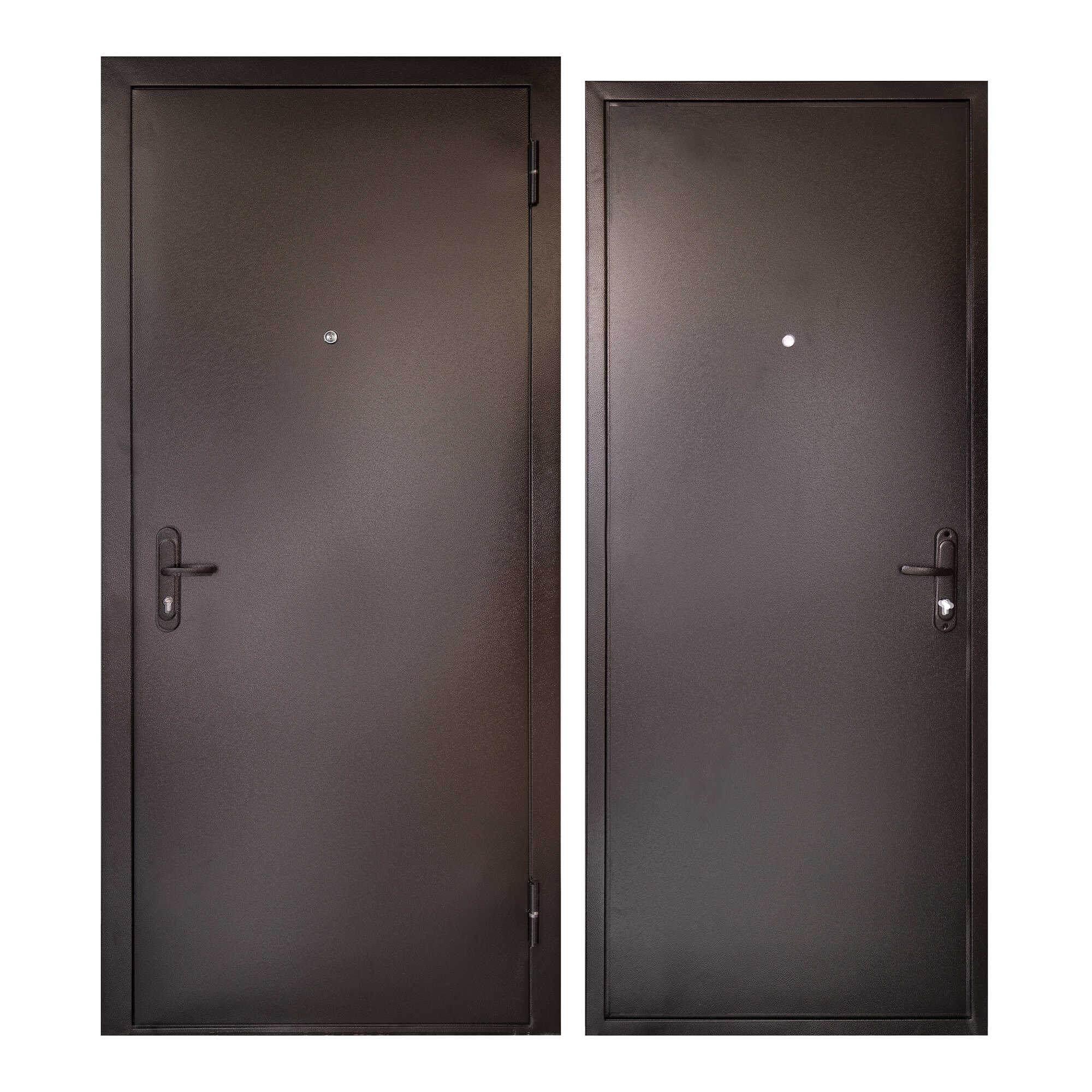 Дверь входная для квартиры Unicorn металлическая Terminal 960х2050, правая, антивандальное покрытие, уплотнитель, цилиндровый замок, коричневый
