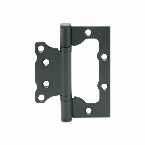 Петля без врезки FIXBERG 2BB 100х75х25 мм черная 530₽