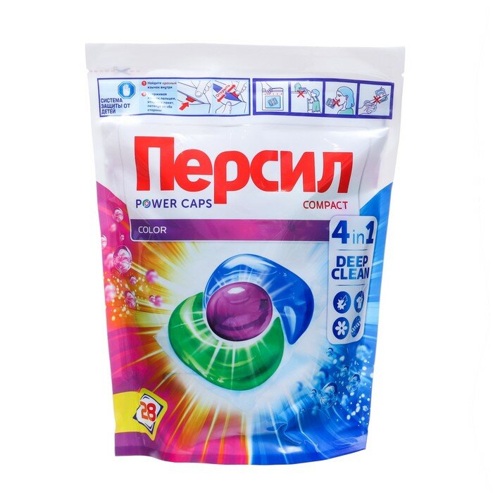 Persil Капсулы для стирки Персил Power Caps Color 4 in1, 28 шт.