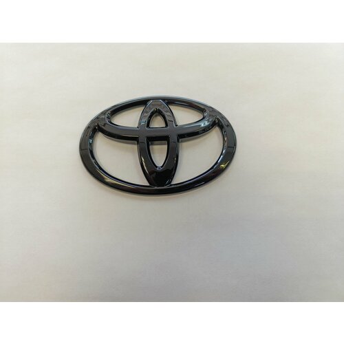 Эмблема Toyota Corolla N150 Avensis см чёрная