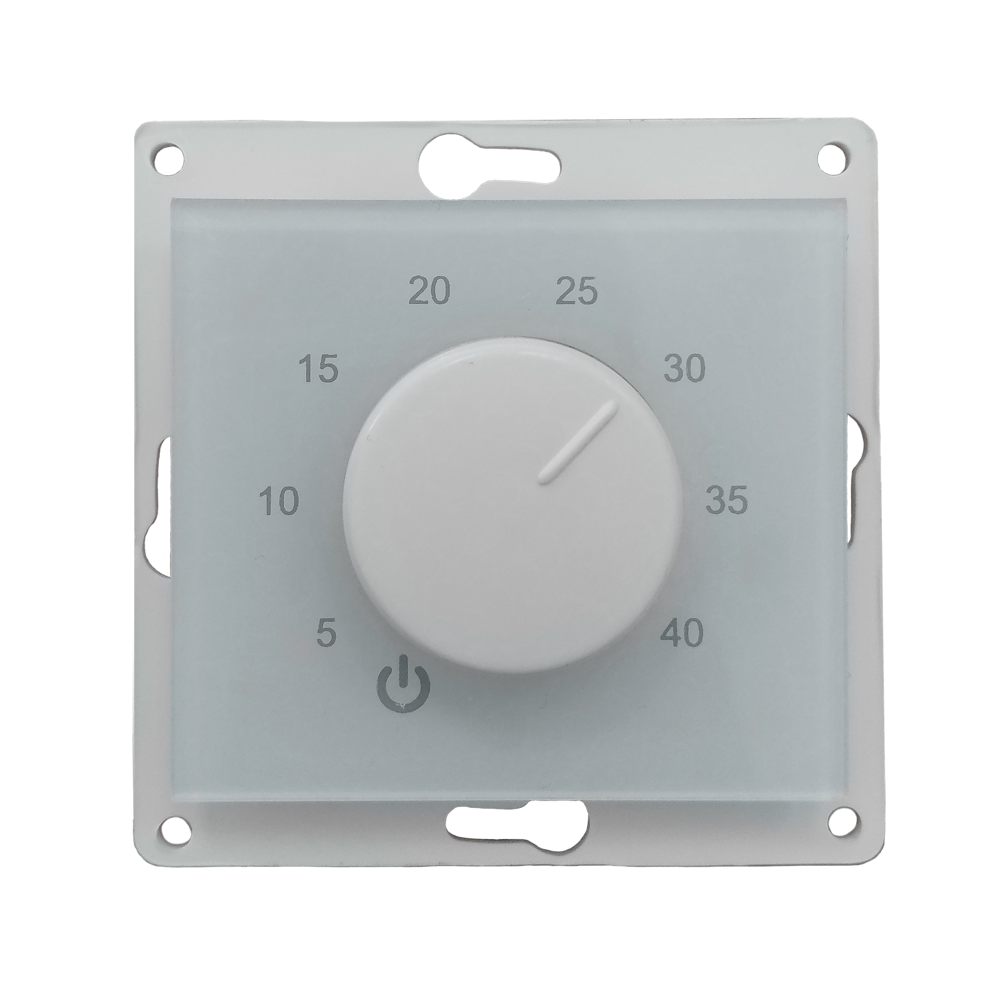 фото Th-HF-V-W механический термостат с ручным управлением, датчиком температуры пола, под рамку Legrand Valena (белый)