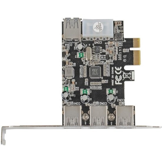 Контроллер Exegate EXE-367 PCI-E 2.0, 3*USB3.0 ext + 1*USB3.0 int, разъем доп. питания (OEM) EX283720RUS