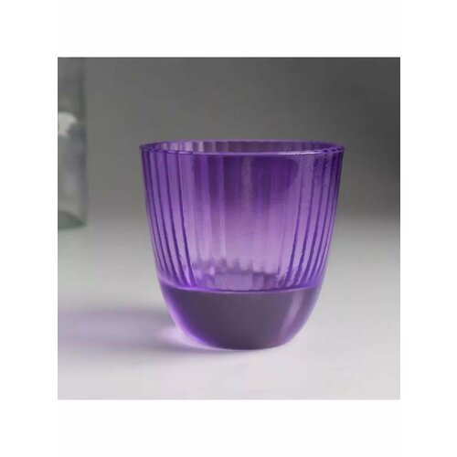 Подсвечник Балтика 7х7 см 140 мл сиреневый 527₽
