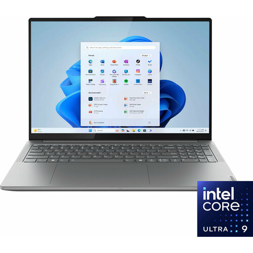 Ноутбук Lenovo YOGA Pro 9 16s Intel Core Ultra 9 185H 23GHz 135 3200x2000 165Hz Touch 32GB LPDDR5X 1TB SSD RTX 4060 8GB 100W Win 11 Pro 26465000₽