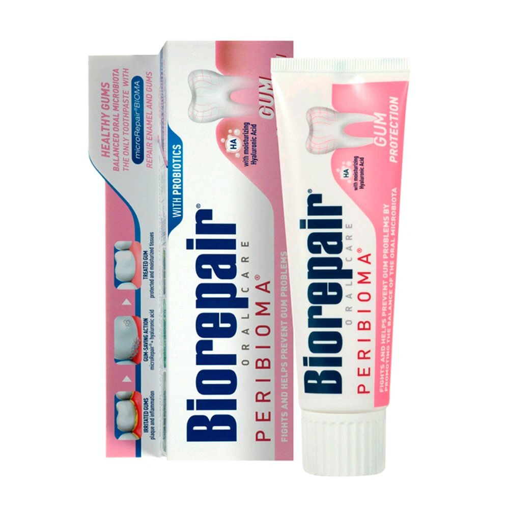 Зубная паста Biorepair Peribioma Gum Protection для защиты десен, 75мл