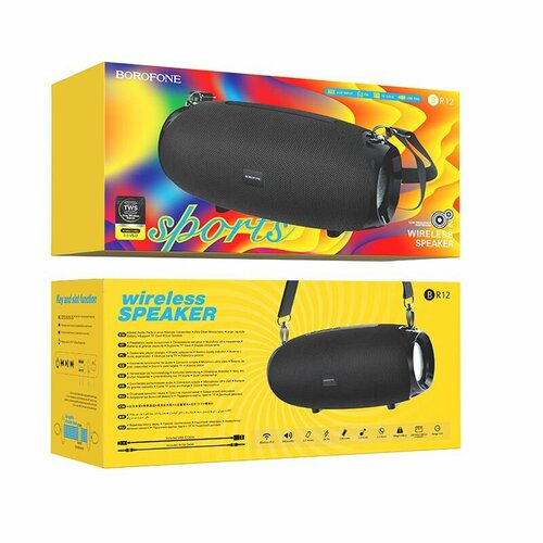 Беспроводная портативная колонка Borofone BR12 10Вт черная 160000₽