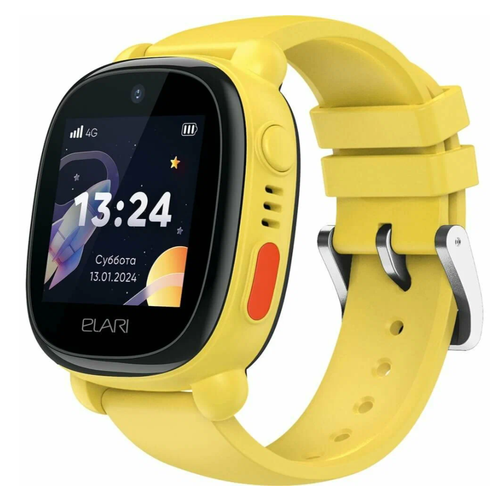 Детские умные часы Elari KidPhone 4G Lite Желтый жёлтый