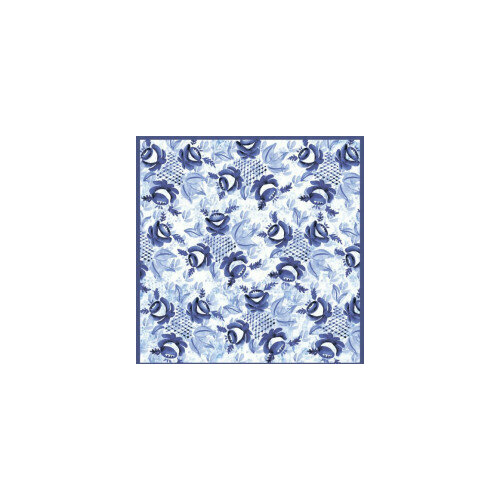 Craft Premier Бумага для скрапбукинга 30.5х30.5см Гжель Цветочная поляна