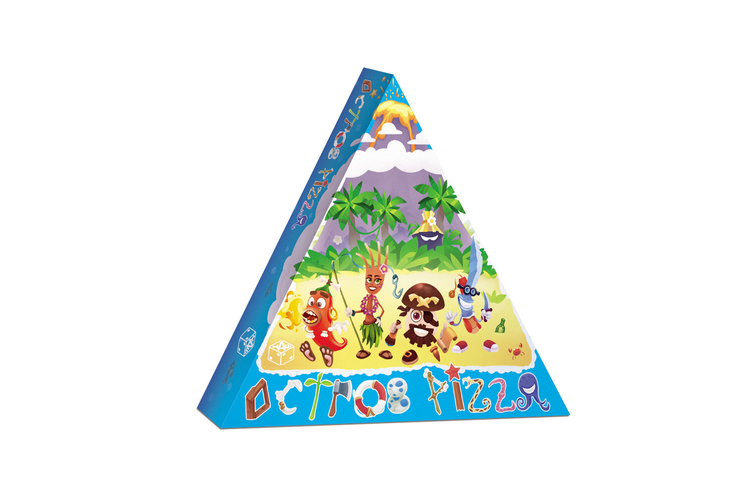 Наст. игра "Остров Pizza" арт.1972 (треугольная коробка)