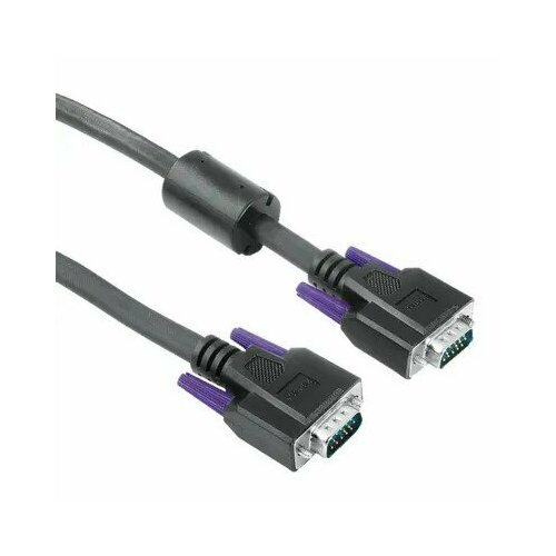 Кабель VGA VGA HAMA H-41955 00041955 экранированный кабель 5 метров 190₽