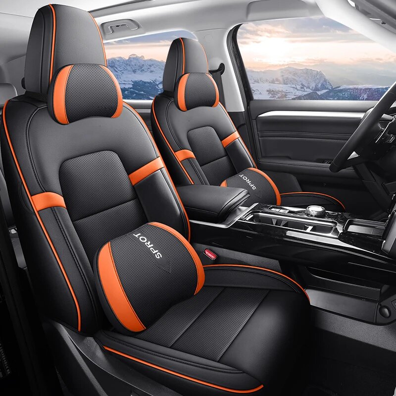 Полный комплект роскошных чехлов на автомобильные сиденья для Haval II Dargo 2023, автомобильная Защитная дышащая кожа, аксессуары для интерьера, Стайлинг, Color 7