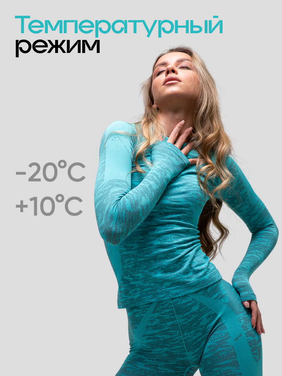 Комплект термобелья Saimaa Saima Sport Max, размер 46, голубой — фото 1