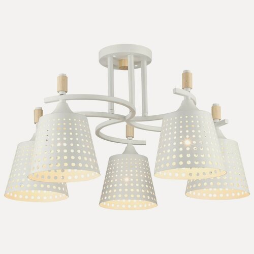 Изображение товара Люстра потолочная, Цвет - Белый, CC30659/5, Е27