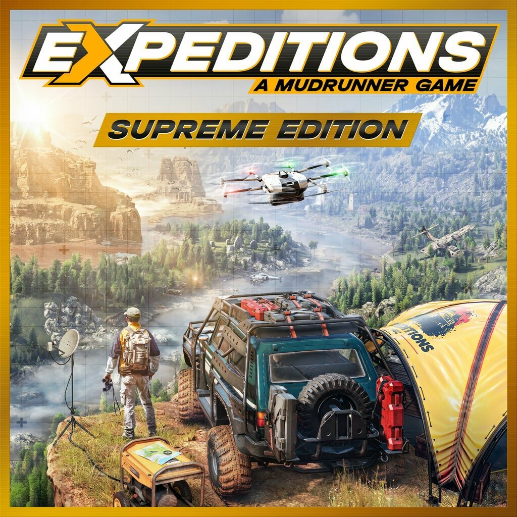 Игра Expeditions: A MudRunner Game (PS4 & PS5) Year 1 Edition, для PlayStation 4 и PlayStation 5, русские субтитры, Украина