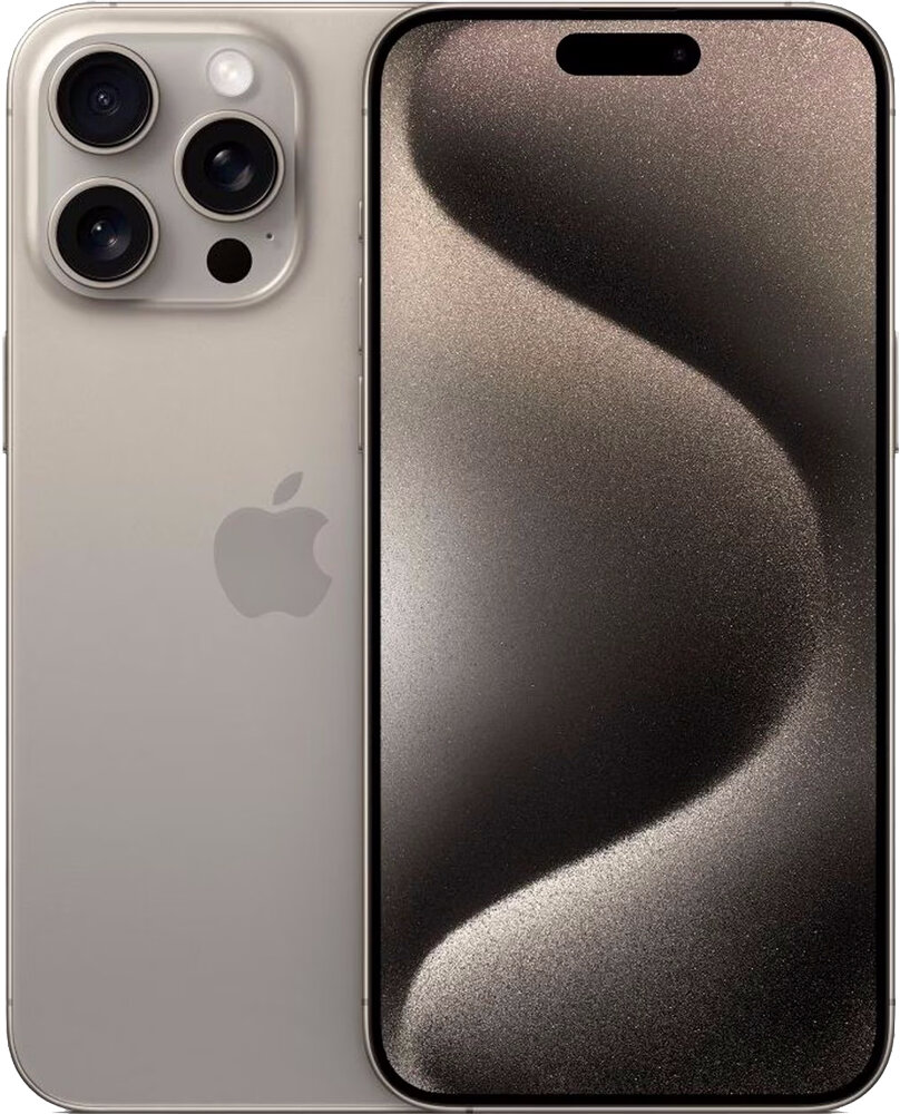Смартфон Apple iPhone 15 Pro Max, 256GB, eSIM+SIM, NFC, OLED экран, титан