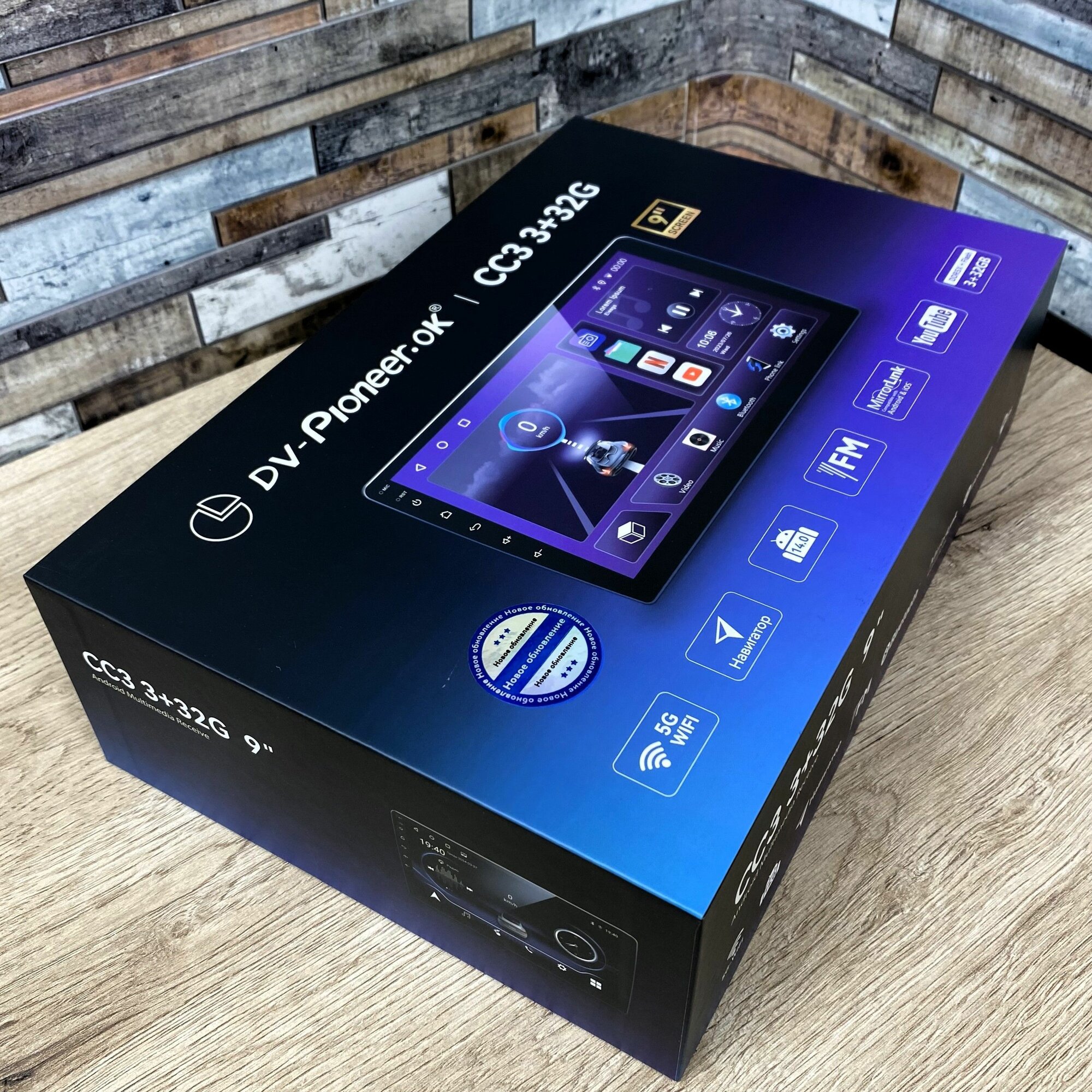 Авто планшет от "DV-Pioneer. ok CC3 -9" 3/32 для автомобиля Android, 2 ...