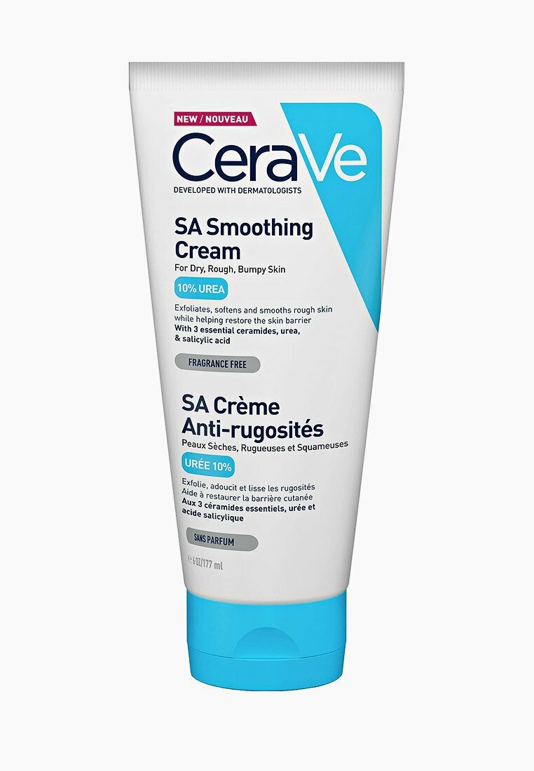 CERAVE / SA / Смягчающий крем для сухой, огрубевшей и неровной кожи, 177 мл