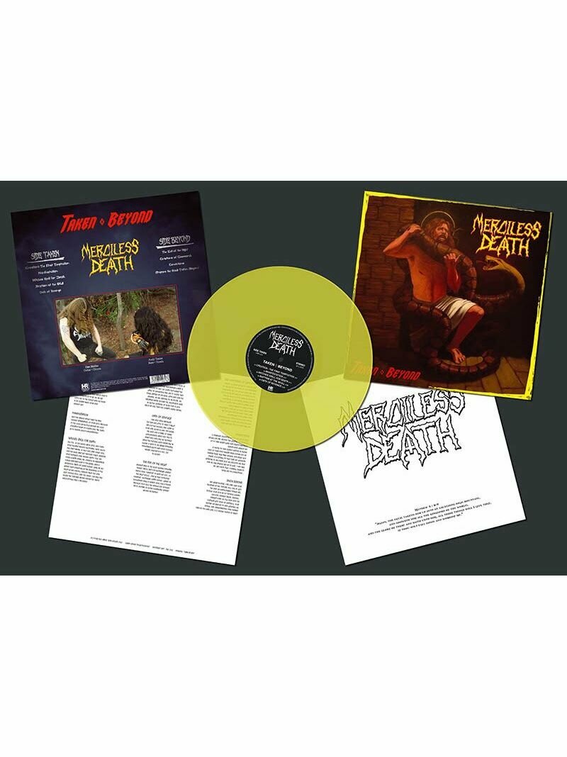 MERCILESS DEATH Taken Beyond LP YELLOW | Виниловая пластинка