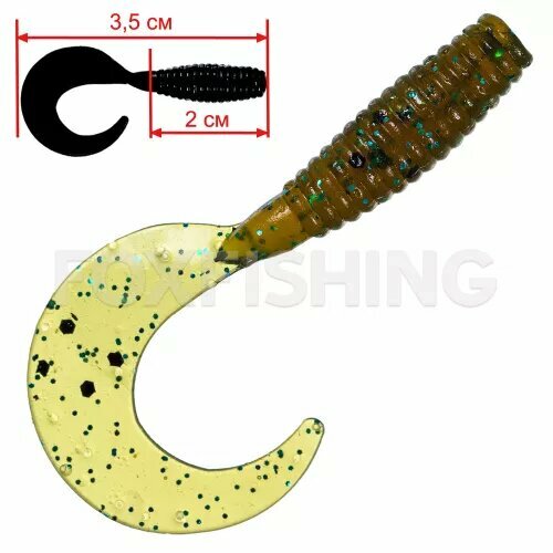 Силиконовая приманка CF Angry Spin 1.4