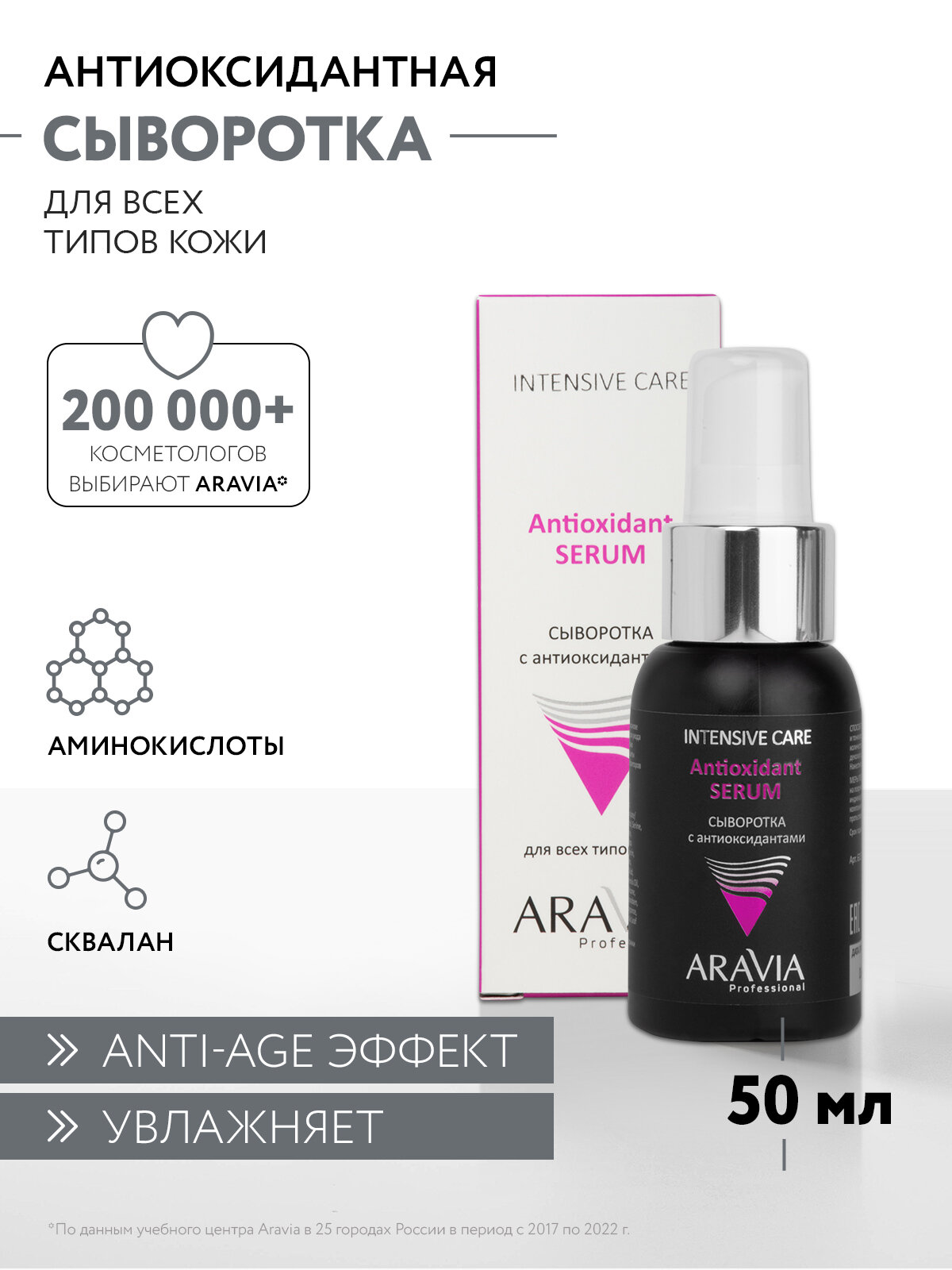 ARAVIA Сыворотка для лица с антиоксидантами AntioxidantSerum 50 мл