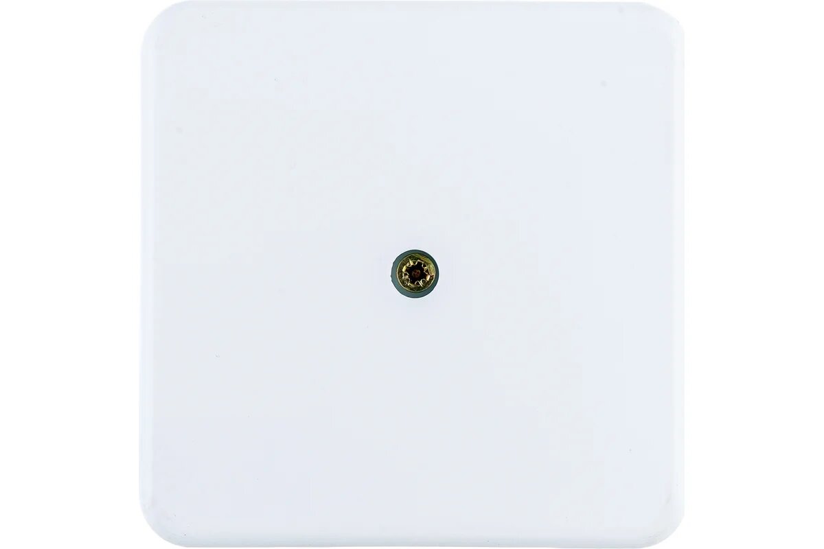 Распаечная коробка для кабель-канала урал ПАК 75х75х28мм белая без клеммы IP40 КР-513190075-056