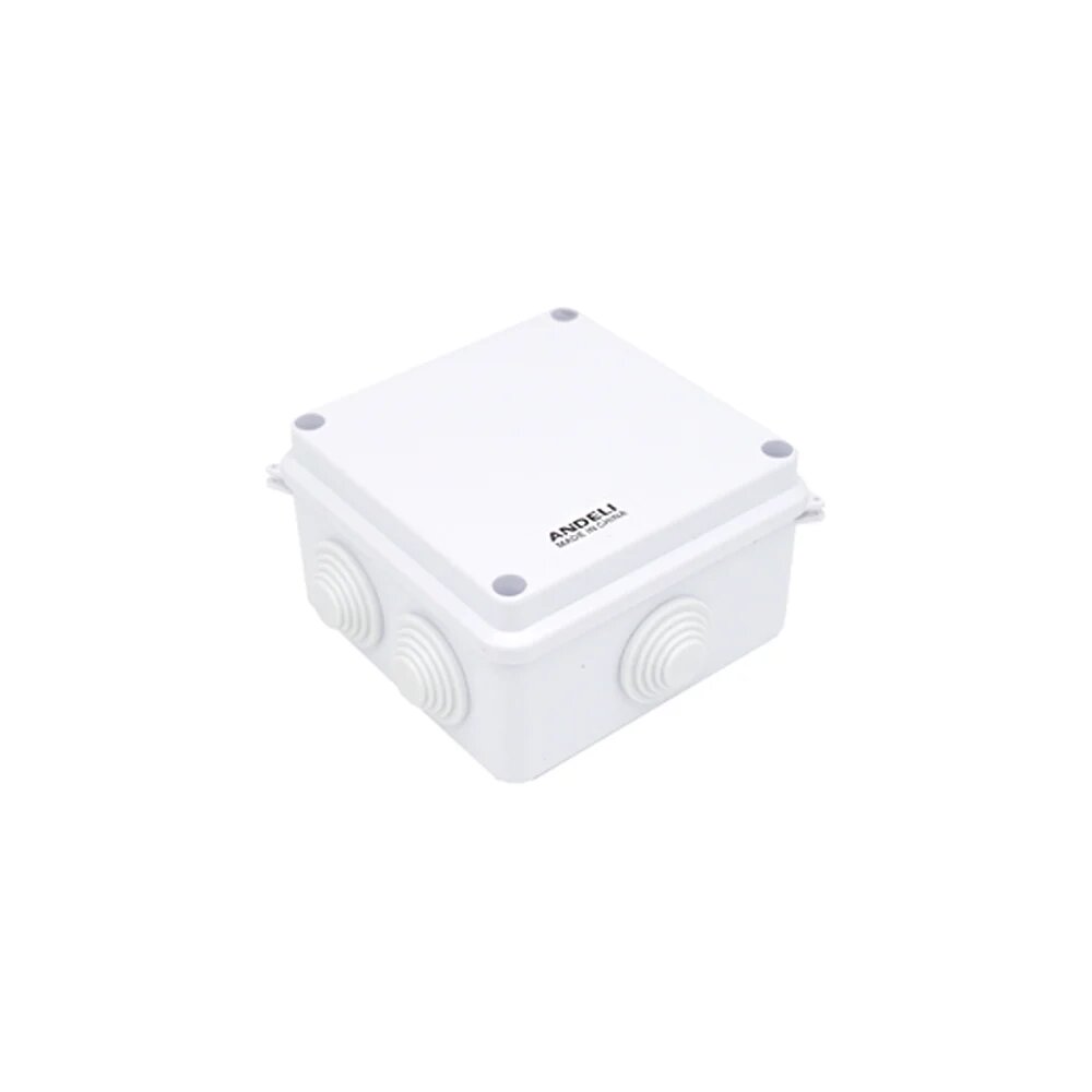 ANDELI Распаячная коробка с крышкой 100х100х70 7 входов IP65 ADL18-601
