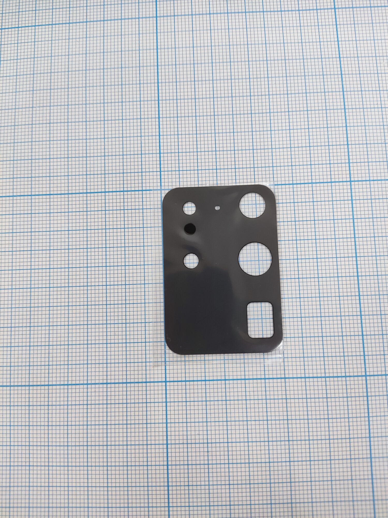 Стекло камеры для samsung s20 ultra(g988f) черное — фото 1