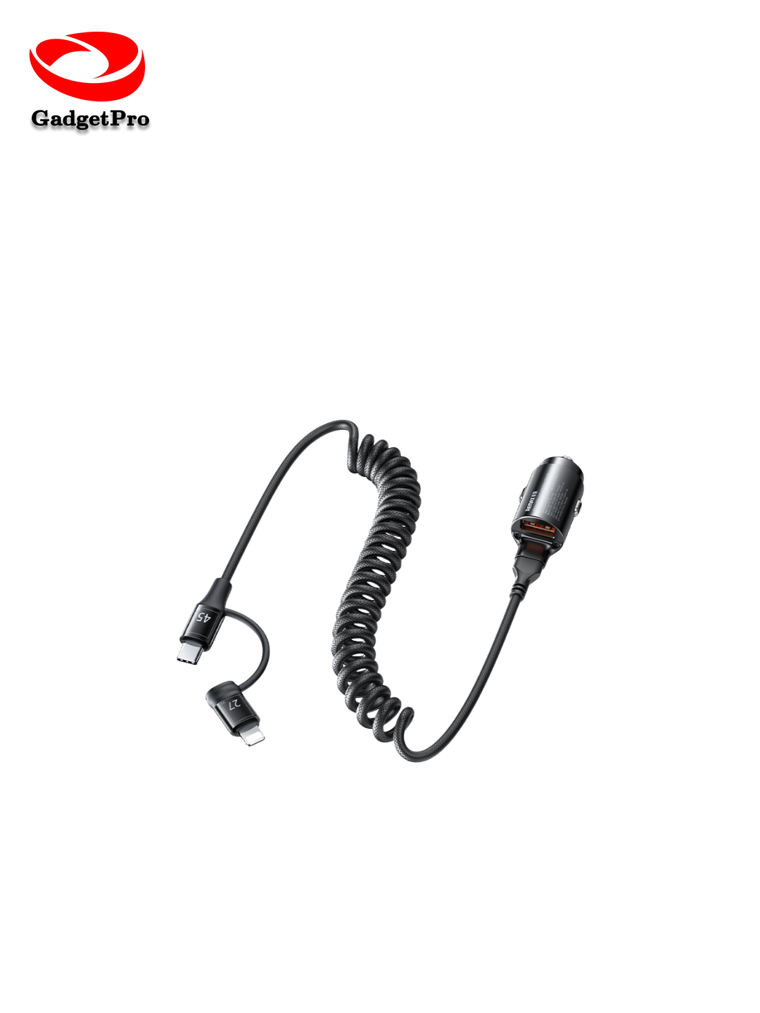 Автомобильное зарядное устройство Proda PD-C33 (без кабеля) черного цвета: быстрая зарядка, надежное устройство.