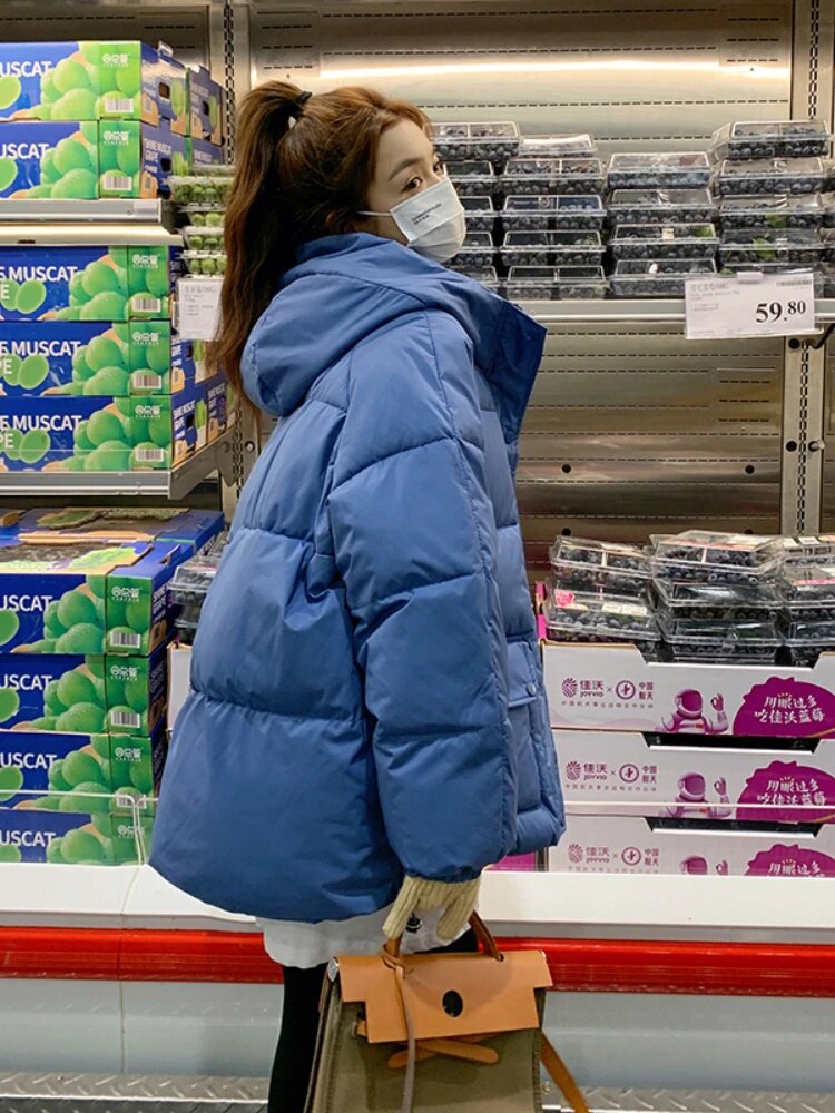 Пуховик FTLZZ размер XL синий