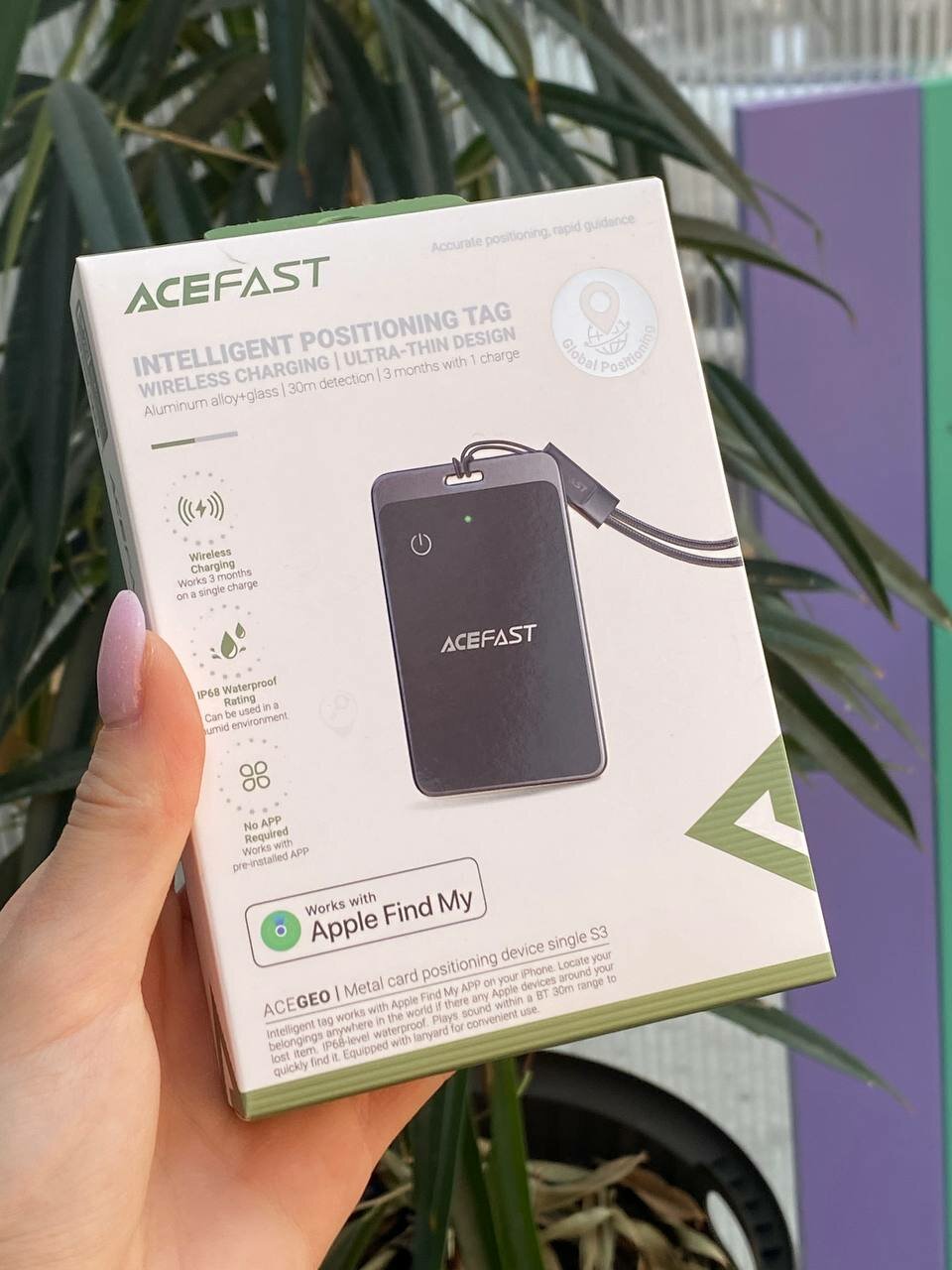 Трекер брелок для отслеживания GPS bluetooth